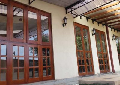side view of new house