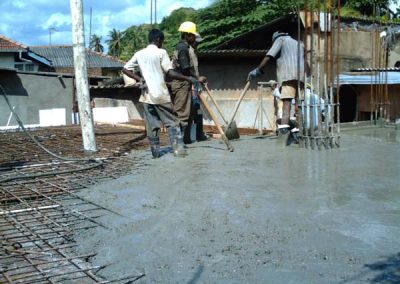 concreting the slab