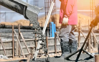 Pouring Concrete for a Strong Foundation with Lions Home Lanka