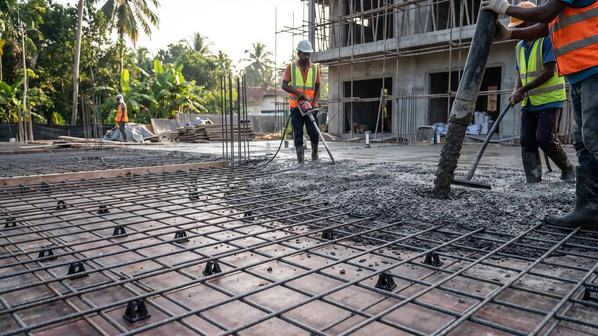 Concrete Slab Construction Sri Lanka image 001